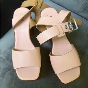 Pink Cork Sandals